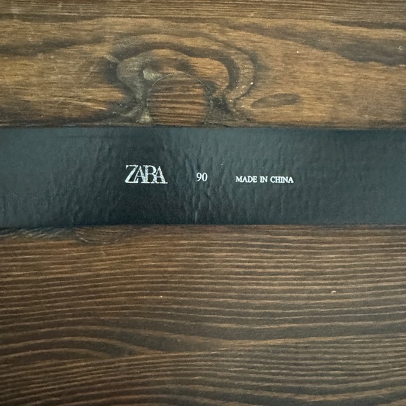 Zara western velvet belt with rhinestone buckle - Picture 3 of 3